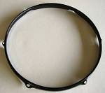 Black Powder Coated 13" 2.3mm 6-Lug Batter Hoop